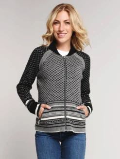 Obermeyer Women's Belletex Full-Zip Sweater